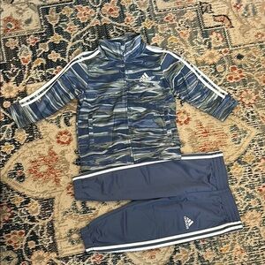Adidas Blue Camouflage Tracksuit